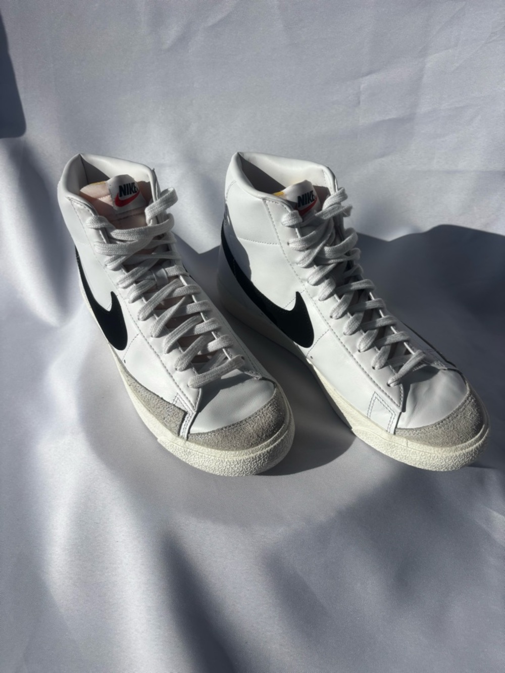 Size 10 - Nike Blazer Mid 77 Vintage White Black 2019
